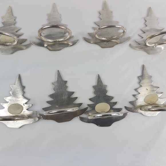 Christmas tree Abbott collection napkin rings - Picture 6 of 16